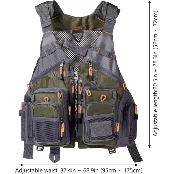 Chaleco de Pesca ajustable para helbres y Mujeres - 1
