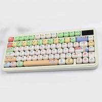 Anime Crayon Shin-chan MOG Profiled Bun Keycap Set Cartoon BPT MX Switch Gaming nical Keyboard Keycaps 143 Keys - details 2