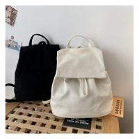 Mochila pequeña simple mochila de mujer bolsa pequeña de lona pequeña y liviana salir viaje de excursión de primavera - details 31