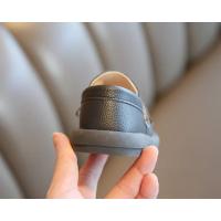 Zapatos de cuero para niños pequeños, zapatos planos de fiesta para boda con gancho y bucle, fáciles de usar, mocasines suaves para niños, tendencia clásica suave, 2025 - details 28
