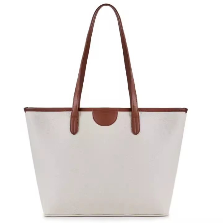 Bolsos de mano para mujer de piel sintética, bolso de compras de gran capacidad, bolso de viaje de trabajo, bolso de hombro con asa superior, mochila de lujo de alta gama - 1