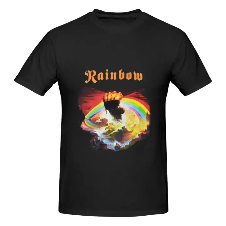 Camiseta de algodón de arco iris para hombres y mujeres - 1