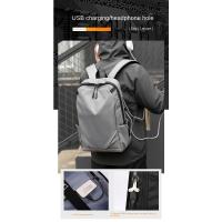 Mochila Escolar para Hombre Impermeable de Nylon, Mochila para Portátil de Computadora con Carga USB, Gran Capacidad para Libros y Viajes al Aire Libre - details 0