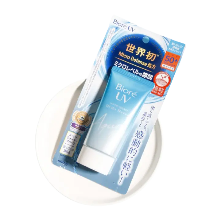 Japón Biore UV Aqua esencia acuosa rica 50g crema de protección solar Gel Japón cosmético SPF50 UVA UVB protección cara cuerpo cuidado de la piel - 1
