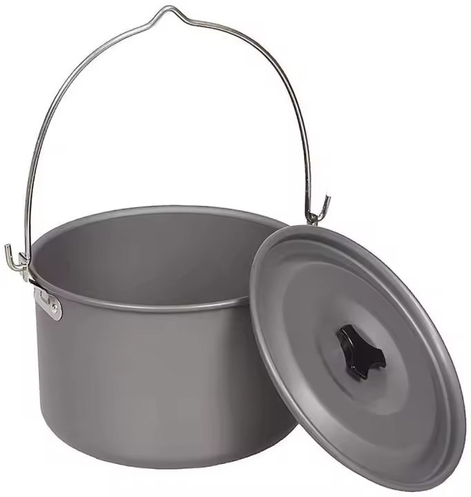 Utensilios de cocina para acampar, olla de cocina portátil para acampar al aire libre, senderismo - 1