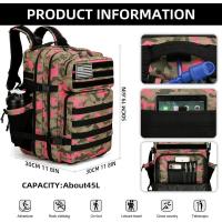 SOMY Mochila táctica Molle de 45L 3P, bolsa de senderismo para exteriores, impermeable, para escalada, camping y senderismo. - details 0