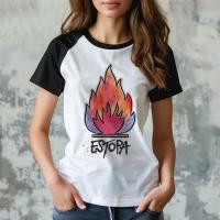 Camiseta de Estopa para mujer, camiseta Y2K para niña, ropa japonesa de cómic y2k - details 9