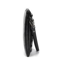 Bolso de mano de cuero PU suave a la moda para hombre, bolso duradero de alta calidad, bolso de mano con diseño de retales informal - details 7