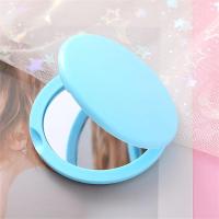 Esfuerzo de Belleza Portátil Espejo de Maquillaje Plegable Mini Doble Cara Color Crema - details 5