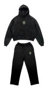 Y2K Conjunto de sudadera con capucha de manga larga con estampado de moda para hombre y mujer - details 2