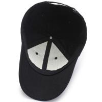 Gorra de béisbol de algodón con protección UV para hombre y mujer, gorro deportivo ajustable de verano, visera ancha, informal, color negro - details 4