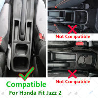 Caja de Consola para Armas de Coche Honda Fit Jazz 2 Cuero Curvado Almacenamiento 2008-2013 - details 1