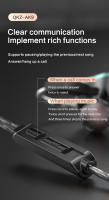 QKZ-auriculares intrauditivos AK9 con cable, audífonos originales de 3,5mm, AUX, HiFi, graves pesados, micrófono, Metal transparente, para música, juegos y deportes - details 10