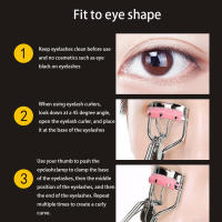 Curler De Pestañas Con Mango De Silicona Amplio Ángulo Práctico Para Principiantes En Herramientas De Belleza Y Maquillaje - details 4