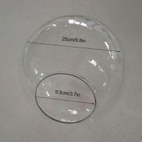 Pantallas de cristal transparente para lámpara colgante, cubierta de globo para lámpara de araña, piezas de pantalla, accesorio de lámpara de ajuste, D13cm, D15cm, D20cm - details 4