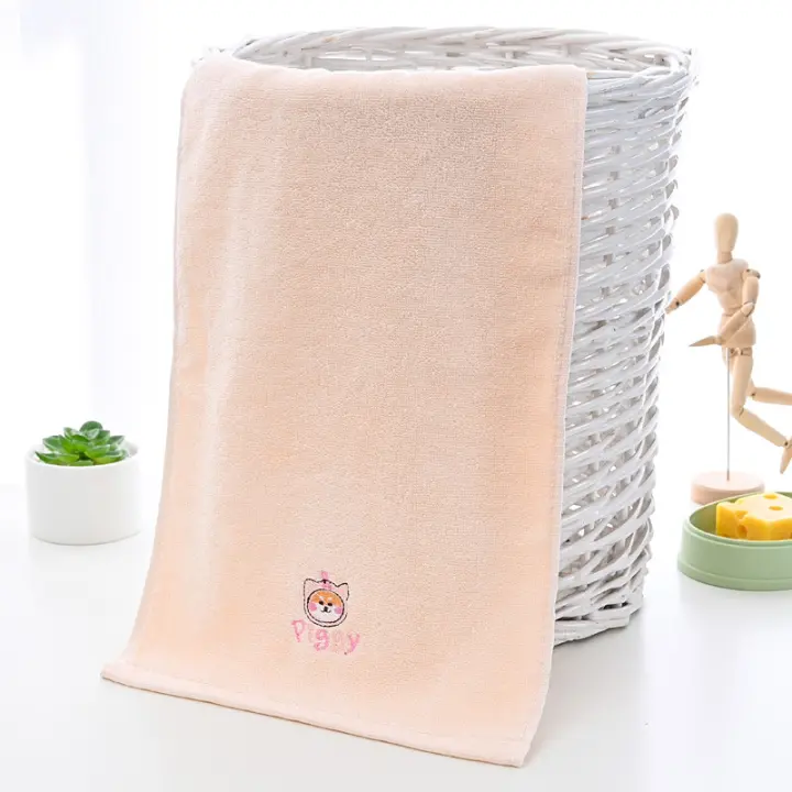 Toallas de Bebé de Algodón 100% Toalla de Baño Suave con Dibujo de Oso - 1