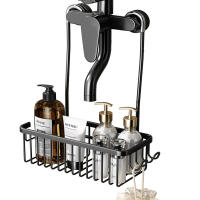 Cesta de ducha con ganchos, estante de almacenamiento para cesta colgante para grifo de ducha de baño, adecuado para organizador de baño - details 3