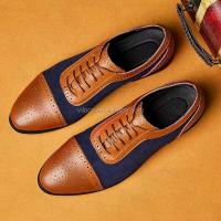 Cómodos zapatos de vestir de cuero genuino para hombres de negocios. - details 2