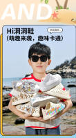 Nuevo Baotou zapatos de agujero para niños sandalias casuales de playa hueca transpirable de suela gruesa antideslizante de secado rápido uso exterior zapatos de moda - details 1