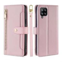 Funda de teléfono de cuero magnética multifuncional para Galaxy A42, funda protectora con cremallera, 5G, de moda - details 10