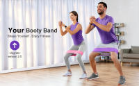 Bandas Elásticas de Yoga y Fitness Unisex Resistance Loop de 105lb para Equipo de Gimnasio en Casa Circulo de Cintura y Cuadrico para Entrenamiento - details 11
