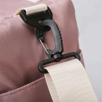 Bolsas de lona de viaje impermeables con separación de bolsillo seco y húmedo de gran capacidad personalizadas con compartimento para zapatos - details 8