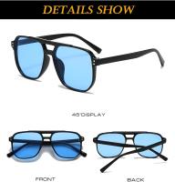 Gafas de sol estilo aviador retro para mujeres y hombres, clásicas de los años 70, montura cuadrada, lentes de sol vintage - details 21