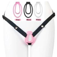 Empaquetado privado Sexy Fufu Clip Strap Sissy Cage, Material ABS Flexible Clamp Trainer para Jaula de Castidad Masculina con Cinturón 18+ - details 0