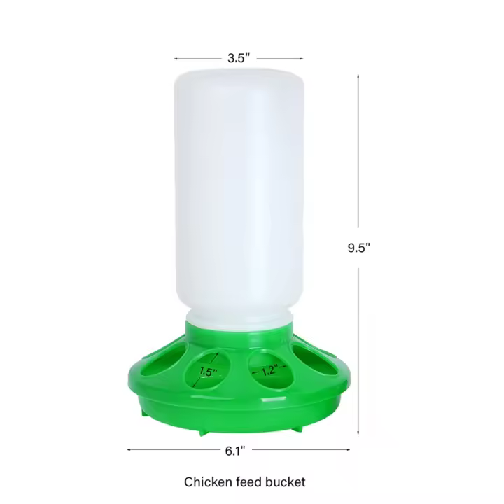 Alimentador automático de agua para aves de corral, cuenco de alimentación para aves, 1L - 1