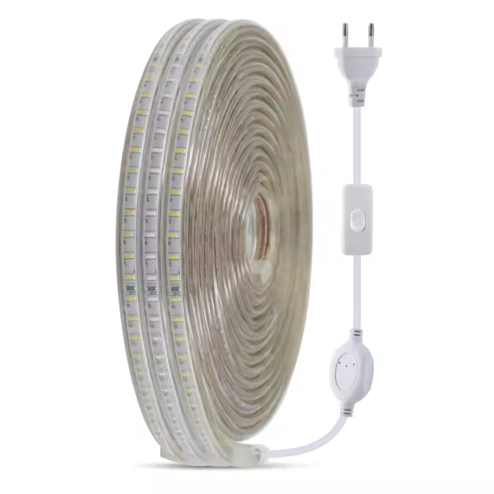 Cinta de Luz LED Exterior Impermeable IP67 XUNATA 3014 SMD 120LEDs/m Blanco/Blanco Cálido/Azul para Decoración del Hogar - 1