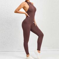 Conjunto de yoga sin costuras para mujer, yoga para mujer, sujetador deportivo acanalado, body de gimnasio, tres piezas de ropa deportiva, 1/2 pieza. - details 8