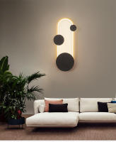 Lámparas de pared LED modernas, iluminación interior blanca/dorada con luz negra para pasillo, dormitorio, lámpara de mesita de noche, decoración de sala de estar - details 0
