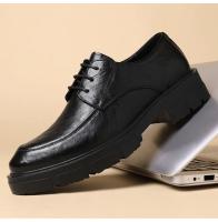 Zapatos con elevador de vestir para hombre, plataforma transpirable, informales, de negocios, de lujo, de cuero genuino, 5/8/10CM, más altos - details 13