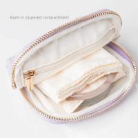 Forro de terciopelo de almacenamiento multicapa, diseño antipérdida, bolsa de exhibición de pulsera, organizador de joyas portátil suave de moda - details 7