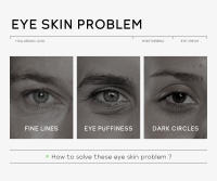 Crema eliminadora de ojeras, suero antienvejecimiento de Retinol, elimina las bolsas de los ojos, hinchazón, desvanece las arrugas, líneas finas, levanta el cuidado de los ojos firme - details 3