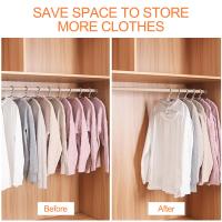 70 Piezas de Ganchos para Perchas Conector de Ropa de Plástico Organizador en Cascada - details 1