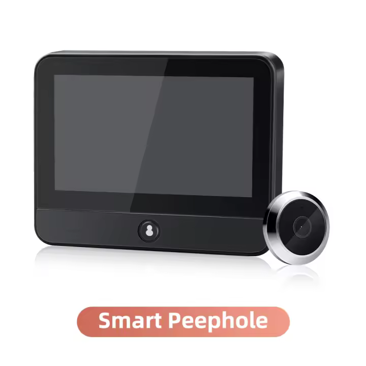 Cámara de Timbre de Puerta con Visión Nocturna Awapow 1080P Conéctate inalámbrico - 1