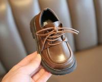 Zapatos de Cuero Negro Moda Clásica para Bodas y Fiestas Suela Gruesa Adecuados para Niños y Niñas - details 18
