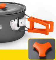 TXZ Camping al aire libre-Juego de utensilios de cocina Caldera Sartén de agua Olla de sopa Encendedor de fuego Almacenamiento Accesorios de transición - details 4