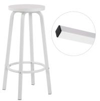 Set de 2 Taburetes de Barra de Metal Nórdico Altos Sillas de Desayuno de Cocina para Pub de Ocio - details 5