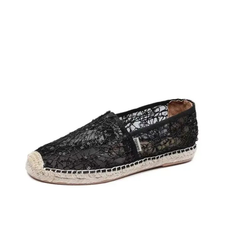 Nuevo Mocassin Homm Cuir Mesh zapatos de lona blancos para mujer producto en oferta precio bajo de marca - 1