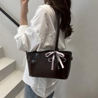 Bolso de hombro portátil de cuero PU con lazo, bolso de hombro Y2K para ir al trabajo, bolso francés para las axilas, bolso de ocio de estilo coreano para mujer - details 19