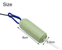 Bomba de aire de oxígeno para acuario, oxigenador pequeño USB para pecera, compresor de aire silencioso, Mini aireador, accesorios portátiles para pecera - details 2