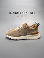 Zapatos hechos a mano de cuero genuino de moda auténtica de cuero de vaca transpirable zapatos de hombre - details 0