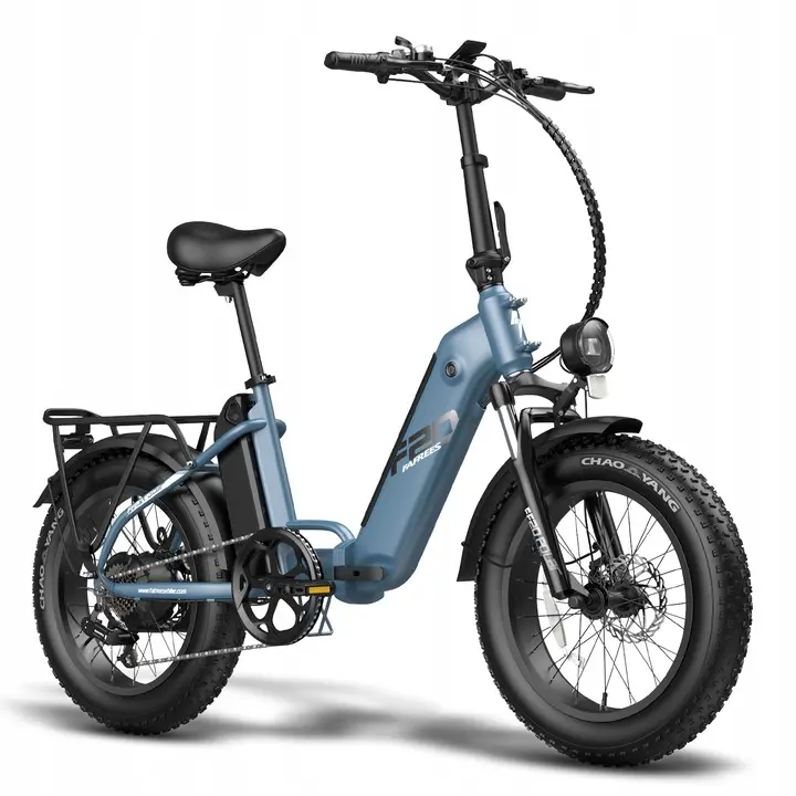 Fafrees FF20 Polarno 48V20.8AH 500W 20" Bicicleta eléctrica urbana plegable azul haze. - 1