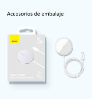 Baseus Cargador inalámbrico magnético 15W carga rapida para iPhone, Xiaomi, Samsung, Huawei - details 19