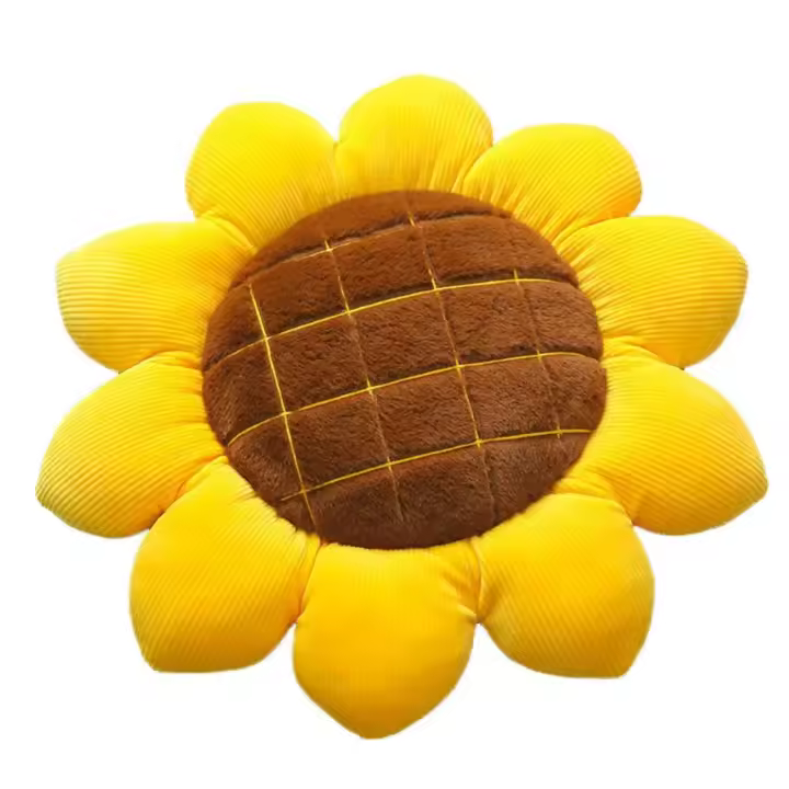 Alfombrilla para asiento, cómodo cojín de girasol, cojín suave y cálido para silla, almohada de silla más gruesa de algodón para el hogar - 1