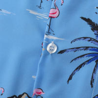 Camisa de manga corta para hombre, Camisa ajustada con estampado de flores fragmentadas, serie CS, primavera y verano, 2024 - details 123