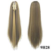 Accesorios para el cabello de fibra resistente al calor para mujer, extensión de cabello, cola de poni, peluca larga y recta, pinza para cola de caballo - details 10