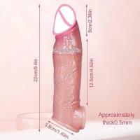 Embalaje privado SEXY FAAK Siliocne funda de caballo condones reutilizables juguetes sexuales para hombres agrandamiento consolador para adultos extensor de anillo alargado - details 1